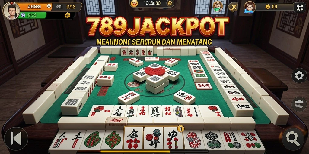 Tampilan permainan Mahjong yang seru dan menantang dalam 789JACKPOT.