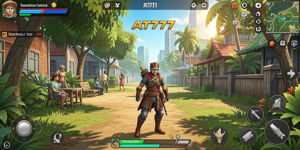 Tampilan gameplay Casual yang mengasyikkan dan penuh warna.