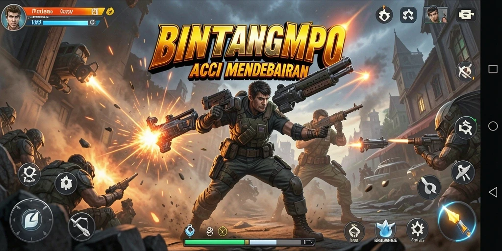 Gameplay menarik dalam BINTANGMPO dengan aksi mendebarkan.
