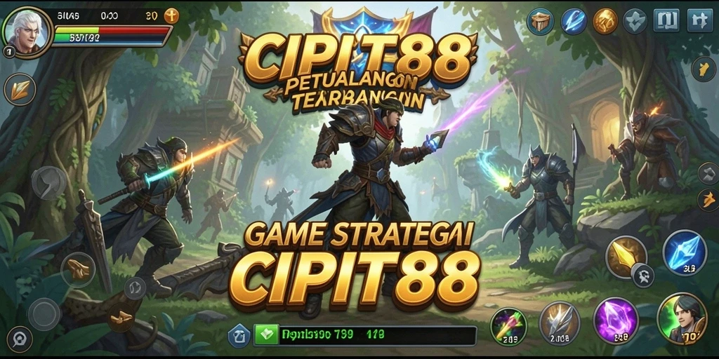 Tampilan gameplay seru di <strong>CIPIT88</strong> dengan pertempuran strategis.