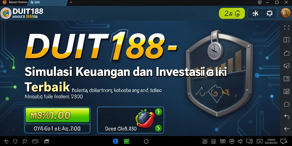 Tampilan gameplay DUIT188 yang menampilkan strategi keuangan yang mendalam.