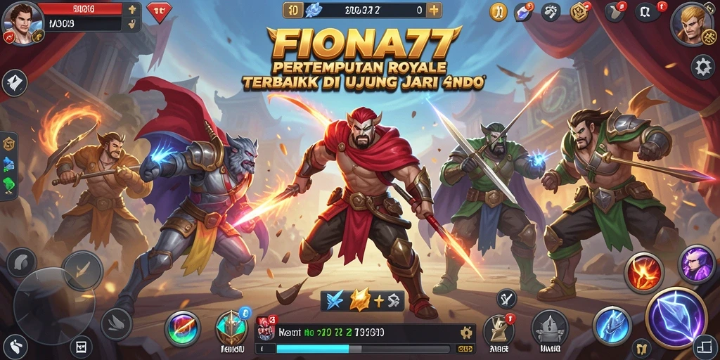 Screenshot FIONA77 menampilkan aksi mendebarkan dalam permainan Battle Royale.