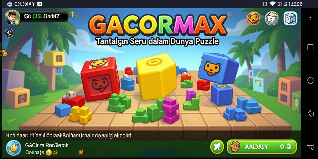 Tampilan gameplay GACORMAX yang menantang dalam puzzle.