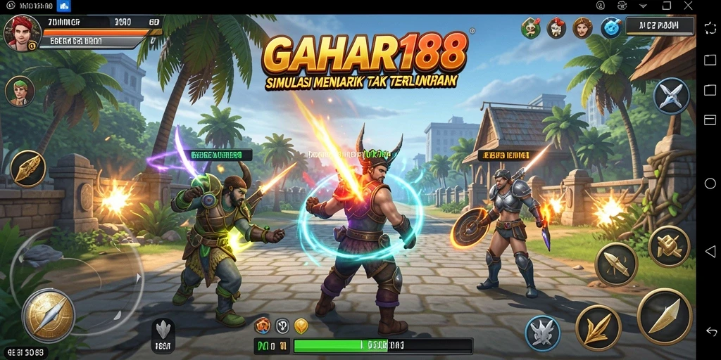 Tampilan gameplay menarik dari GAHAR188 yang mendalam dan imersif.