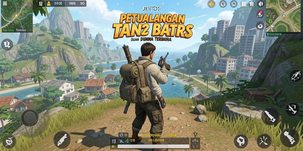 Gameplay JKTOK menampilkan petualangan mendebarkan di dunia terbuka.