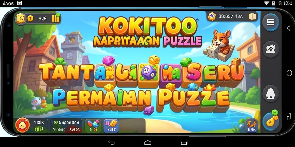 Tampilan gameplay KOKITOTO yang mengasyikkan dan penuh tantangan.