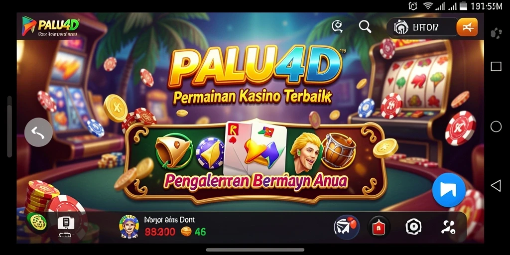 Tampilan gameplay kasino yang menarik dan mendebarkan di PALU4D.
