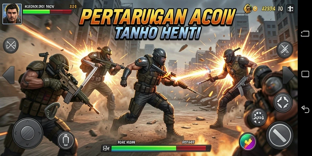 Gameplay seru dan menantang di RR44.