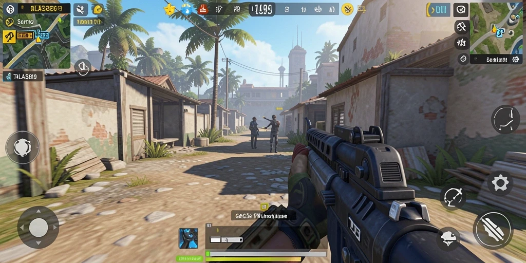 Gameplay mendebarkan dalam proyek TPS TALAS89.