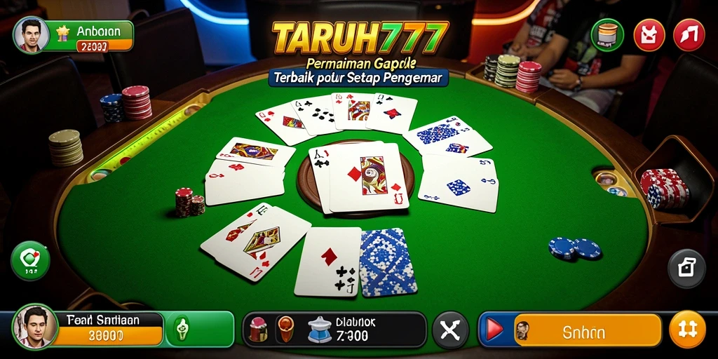 Gameplay seru TARUH777 dengan teman dan pemain lain.