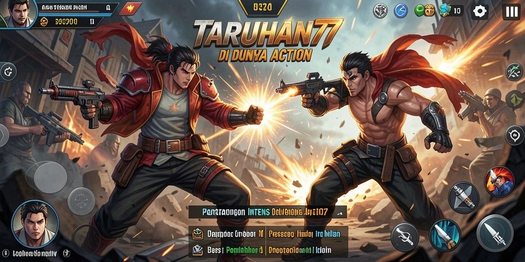 TARUHAN77 menampilkan aksi pertarungan seru di setiap level.