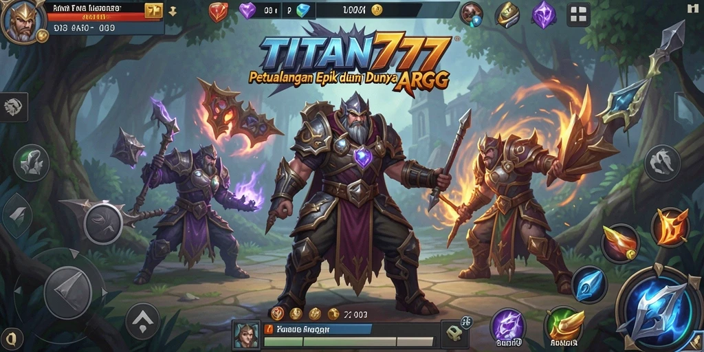 Screenshot utama menunjukkan pertempuran seru dalam gameplay ARPG.