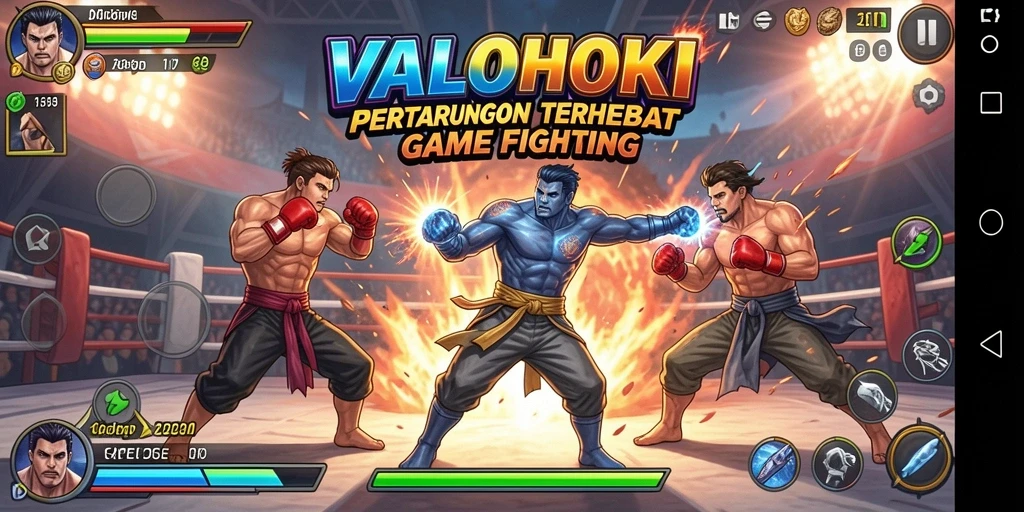 Tampilan gameplay VALOHOKI yang penuh aksi dan seru.
